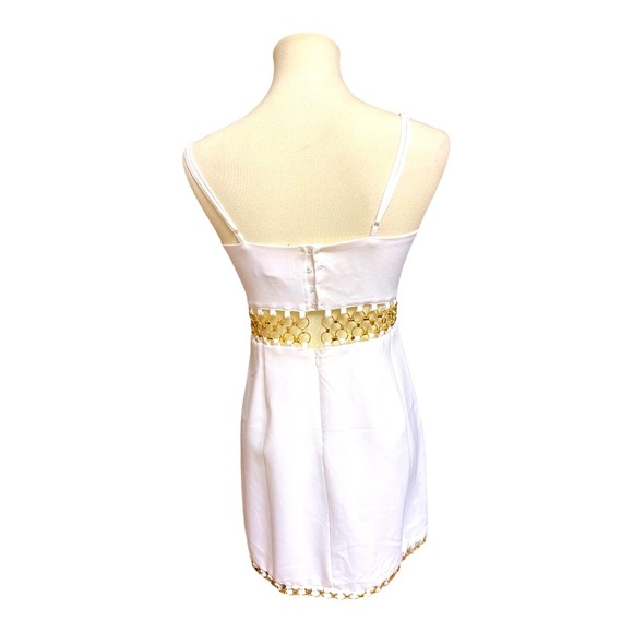 NWT Carey Chain Waist Gothic Mini Dress - Picture 6 of 9